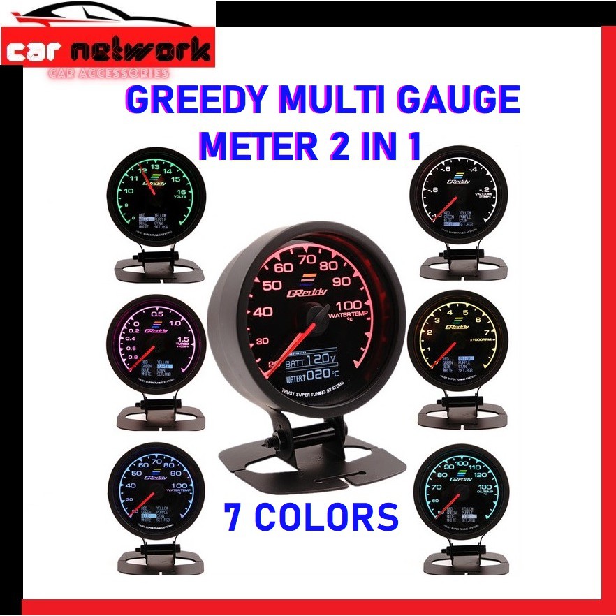 Defi Meter 2.5 Inch Defi BF Oil Temp Boost Volts Vaccum Tachometer Water Temp Oil Press Turbo