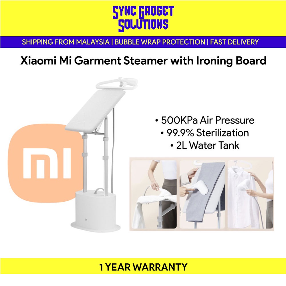 Xiaomi Original Mijia Garment Steamer with Ironing Board 200W Clothes Steamers 42g/Min Steam