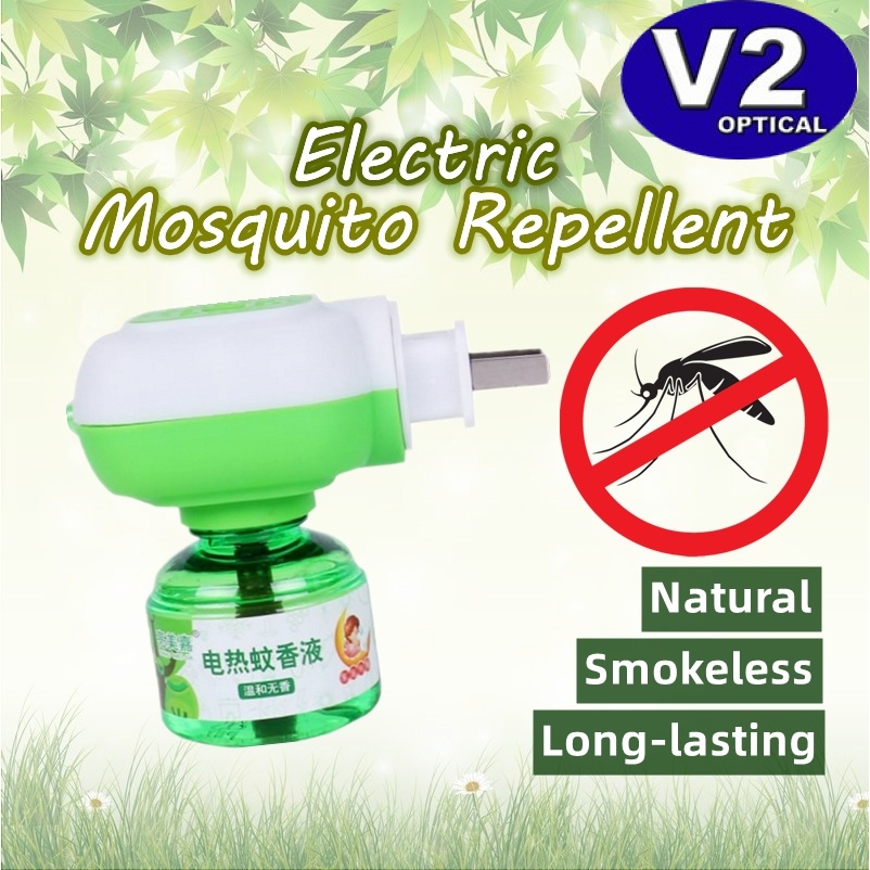 Electric Mosquito Repellant Device & Liquid NonToxic Anti Mosquito