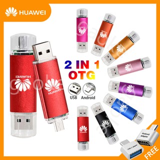 HUAWEI otg USB flash drive USB 2.0 pen drive for android/pc smartphone 4GB 8GB 16GB 256GB 512GB 1TB 2TB pen drive gift