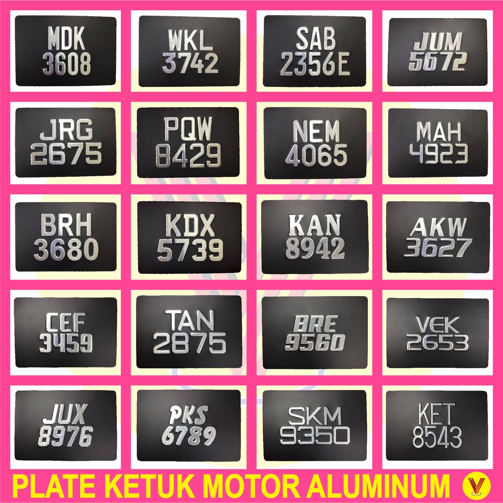 8.8 SALE] ~NEW PRODUCT~ NOMBOR PLATE KETUK MOTOR - KL STYLE B1lE 