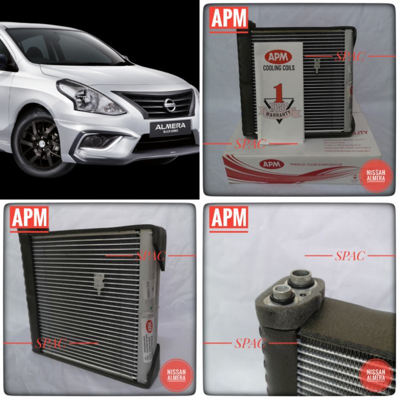 Cooling Coil Nissan Almera 2012 2019 Apm 880pag85a Namc