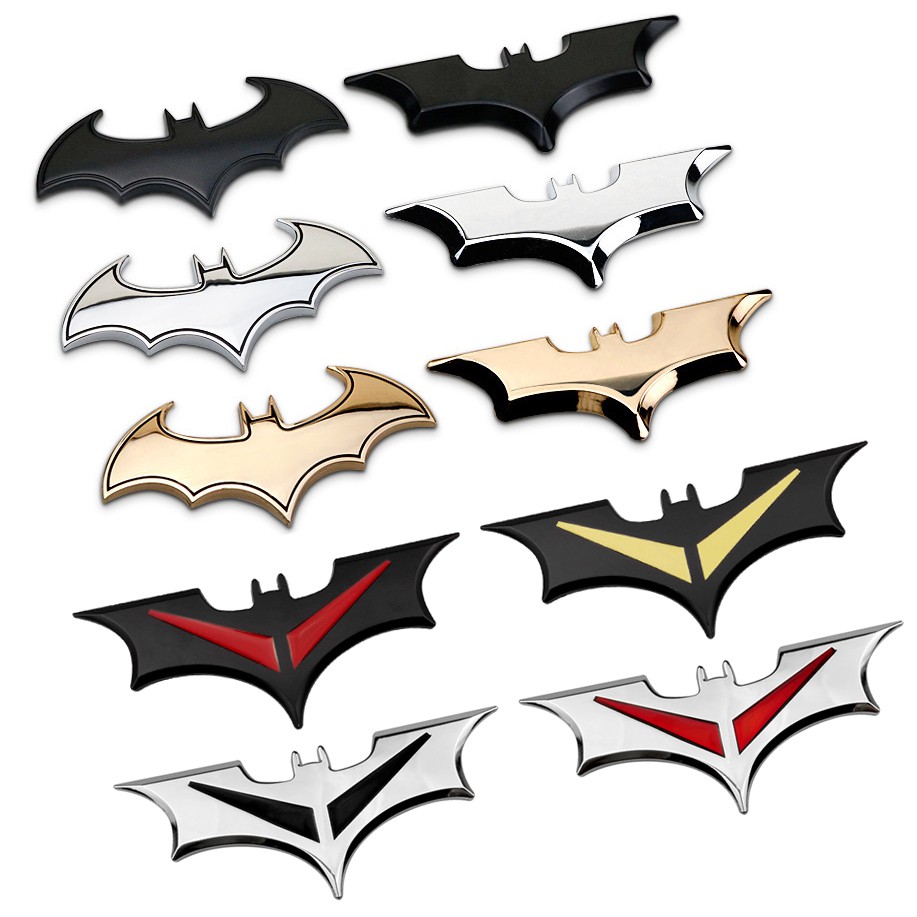 Modified Batman Bat Metal Car Sticker for Volkswagen Suzuki Skoda Opel  Lexus Mercedes Benz Auto Rear Emblem Badge | Shopee Malaysia