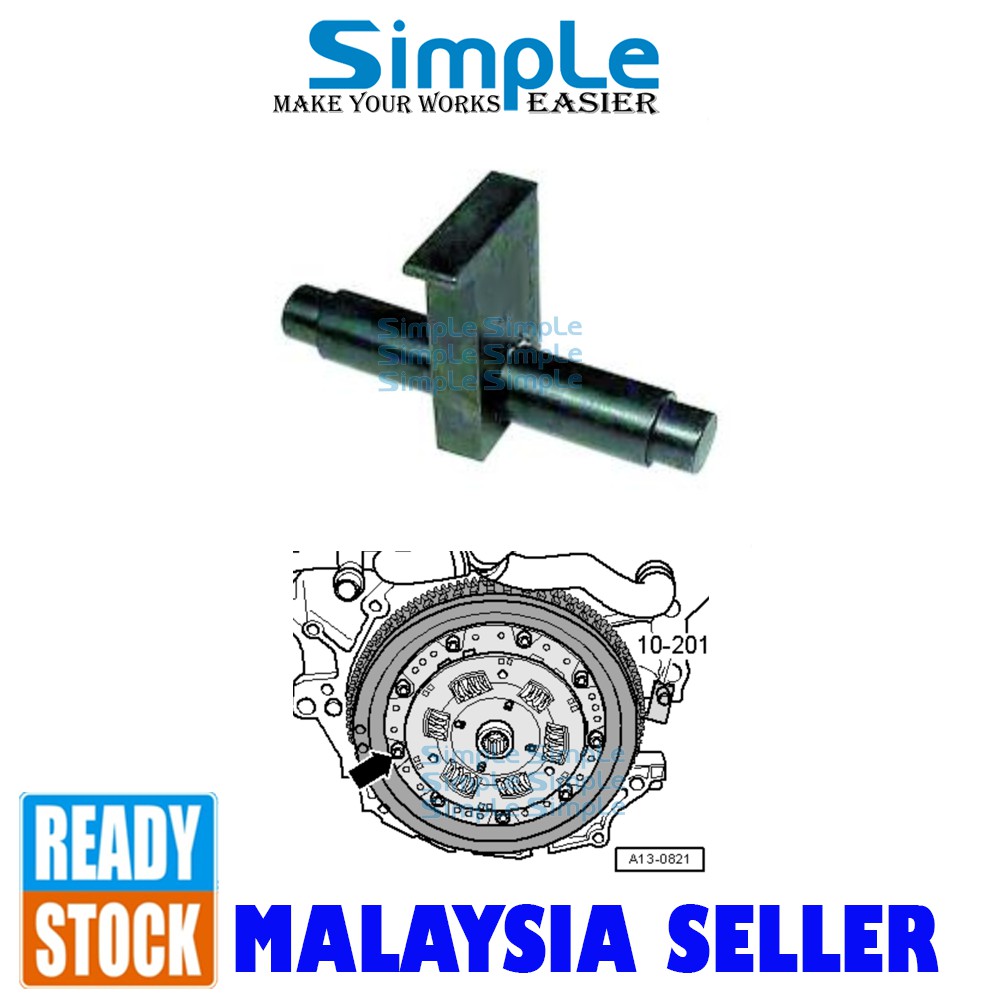 Vw, Audi Flywheel Locking Tool, 10201 Counterhold Flywheel, Dual