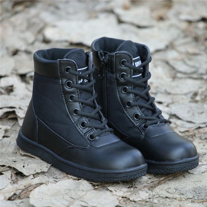 boys combat boots