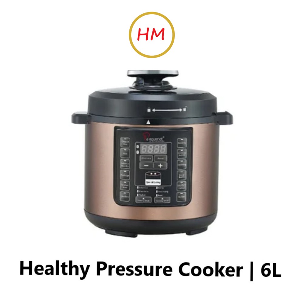 La Gourmet 6L Healthy Electric Pressure Cooker ( Free Accessories Set Total Worth RM483.60