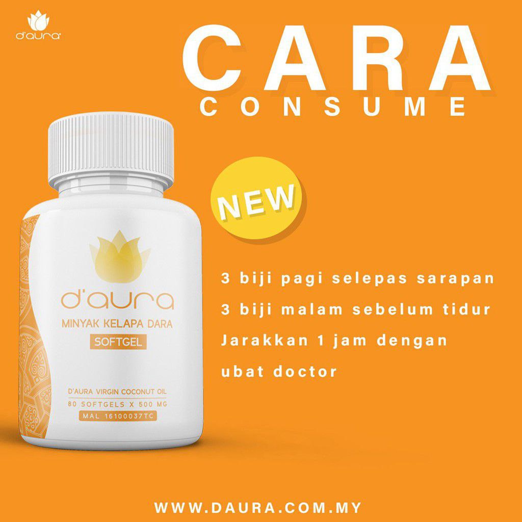 Buy Ready Stock D Aura Vco Gold Minyak Kelapa Dara Ibu Hamil Baby Pregnant Seetracker Malaysia