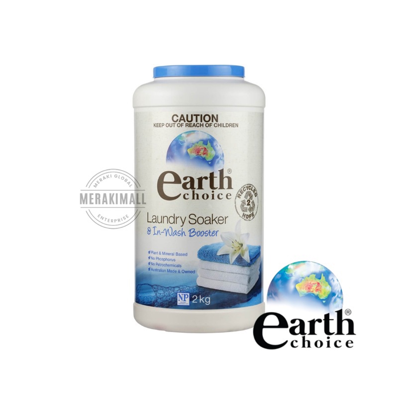 Earth Choice Laundry Soaker InWash Booster Plant and Mineral Based