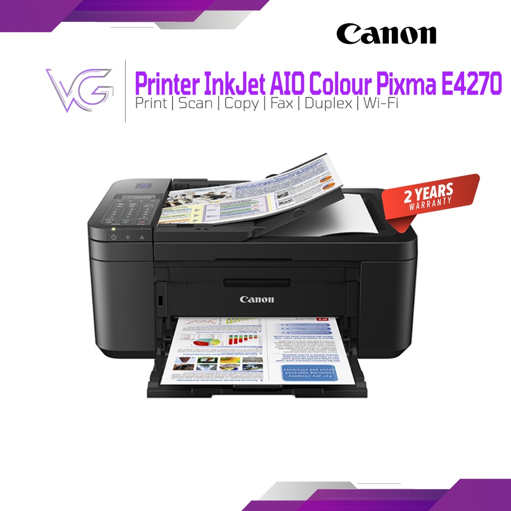 Canon Pixma E4270 / E4570 Inkjet Compact Wireless AllInOne Colour