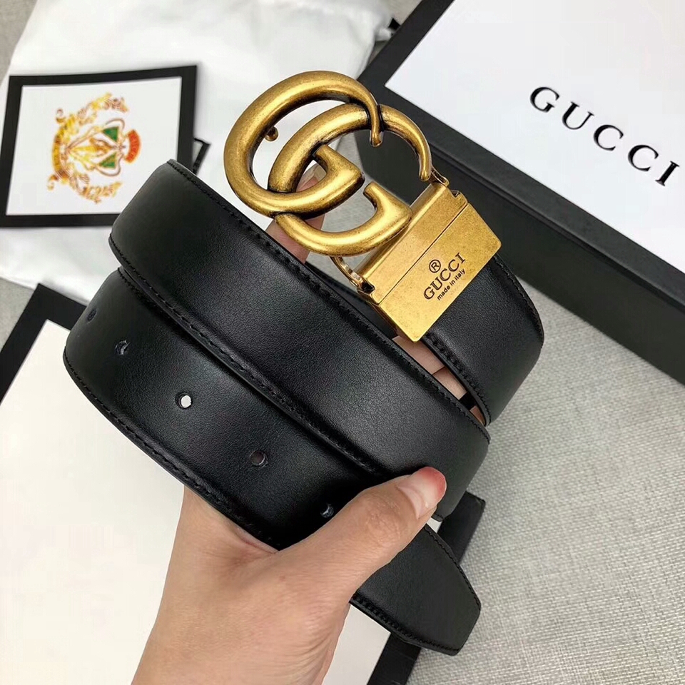 melon smertefuld kalk New Gucci Belt Classic Retro Double G Old Men and Women with The Same  Paragraph Casual Business Leather Gucci Belt | Shopee Malaysia