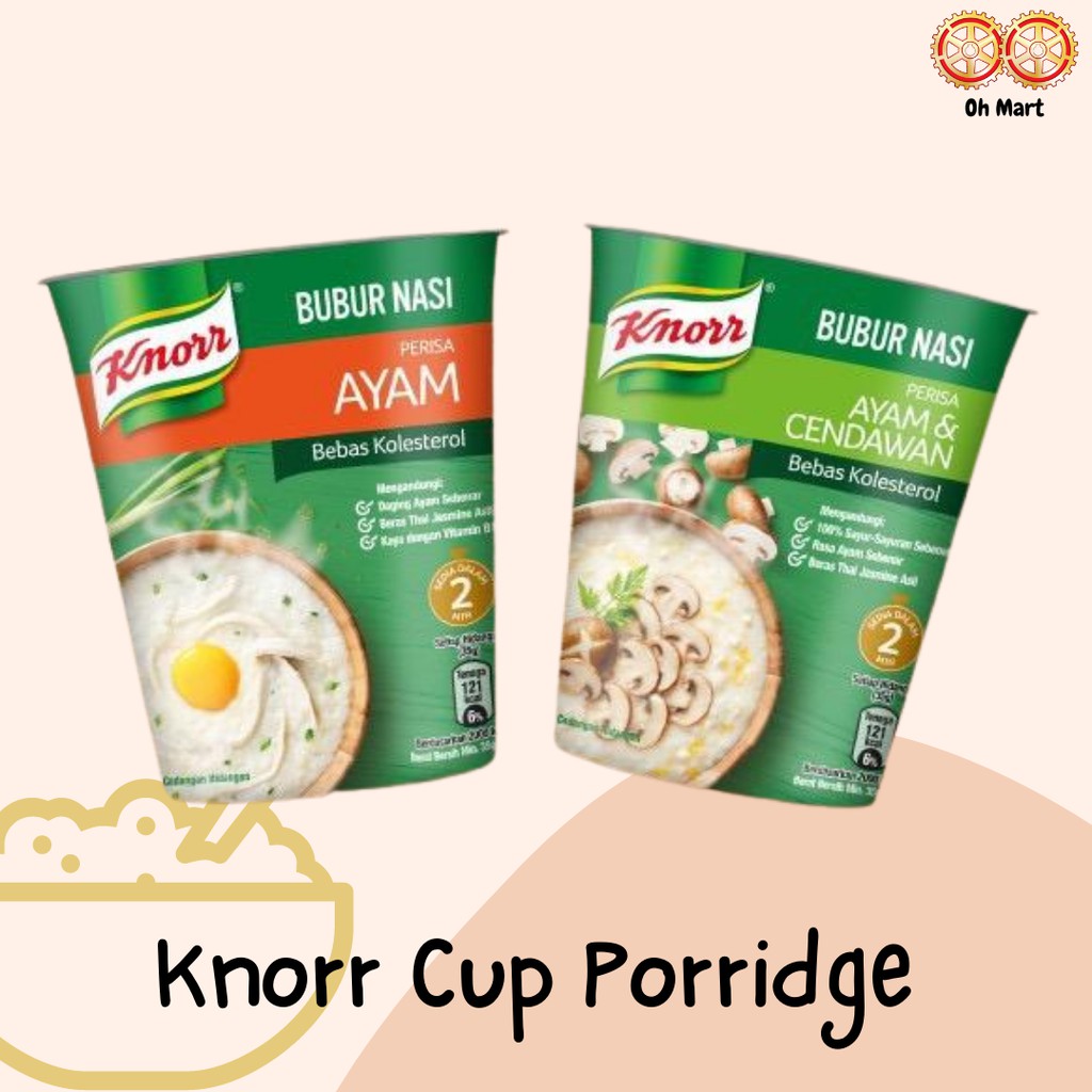 Buy Knorr Cup Porridge Bubur Nasi Ayam Ayam Cendawan 35 G Seetracker Malaysia