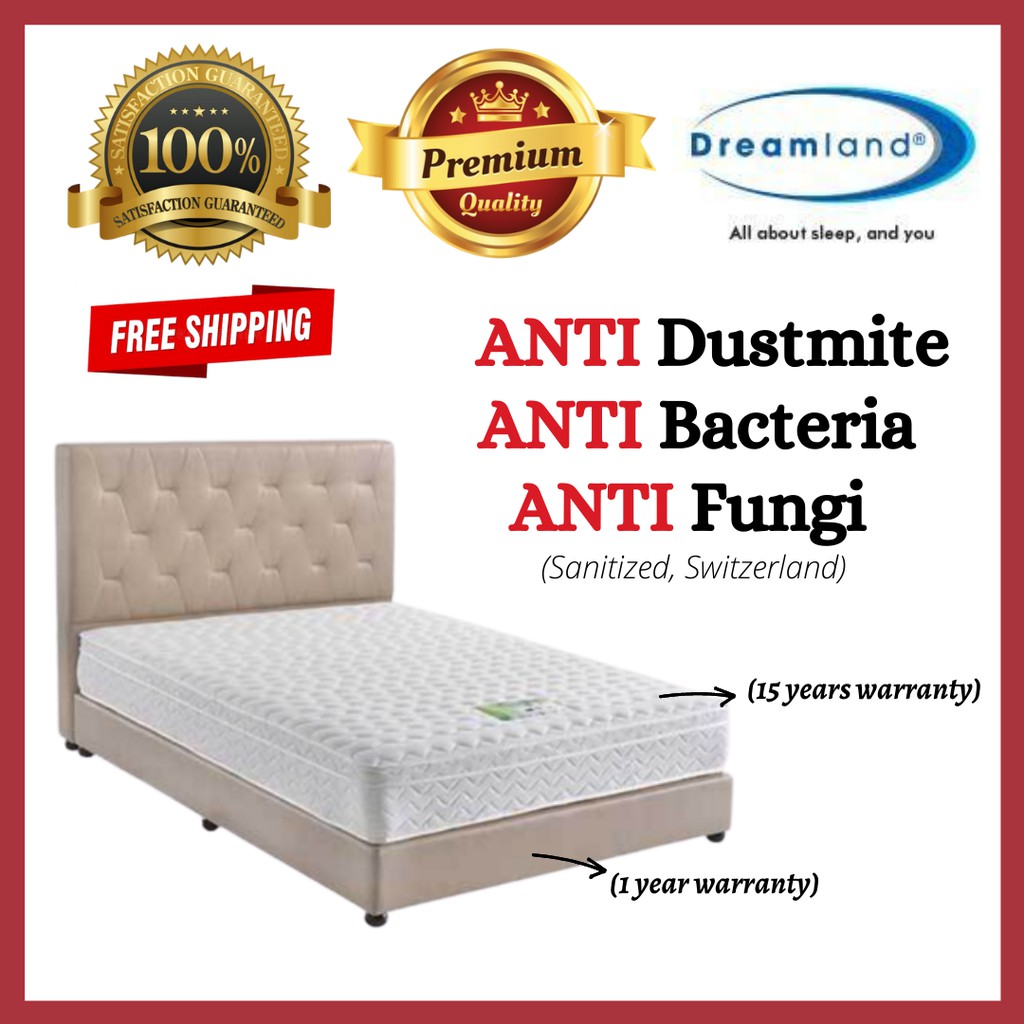 Ready Stock Sleeping Problem We Want You To Sleep Like A Baby With Dreamland Chiromax Freshguard Mattress Set Shopee Malaysia