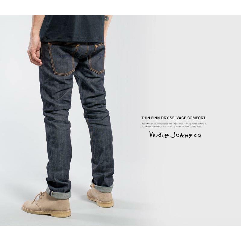 nudie thin finn dry selvage comfort