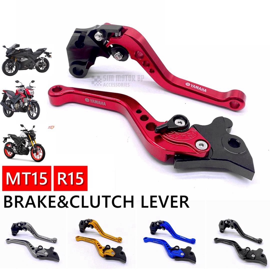 YAMAHA R15 / MT15 / FZ 150 BRAKE & CLUTCH LEVER RACING ADJUSTABLE ALLOY