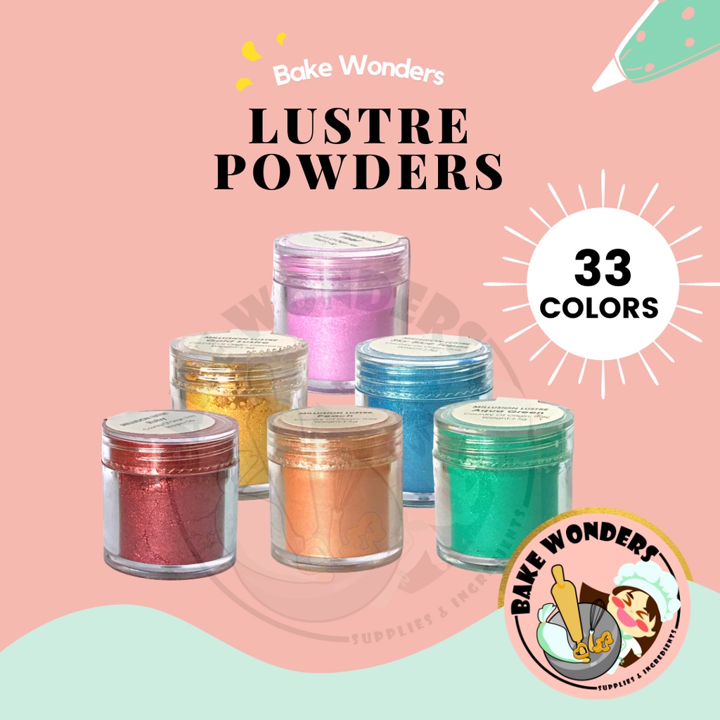 Millusion Lustre Powder/ Cake Decorations/ Dusting Shimmer/ Shine