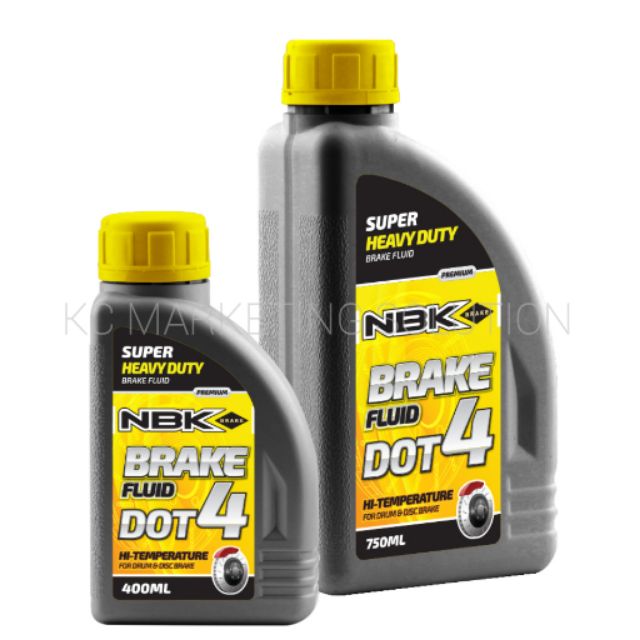 NBK DOT 4 Brake Fluid 750ml (For Drums & Disc Brakes) Shopee Malaysia