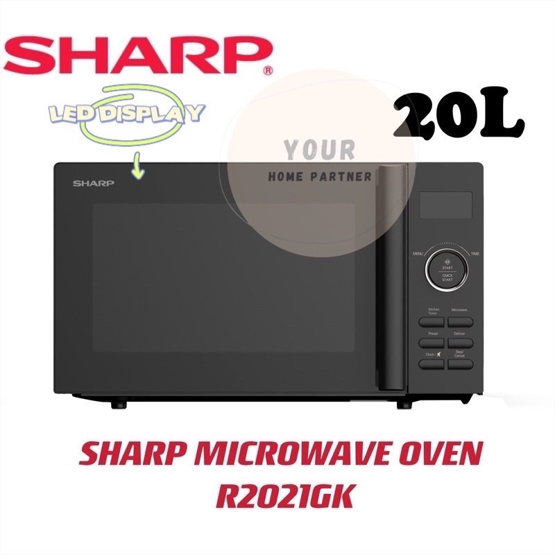 Sharp Microwave Oven 20L R2021GK With LED Display | Shopee Malaysia