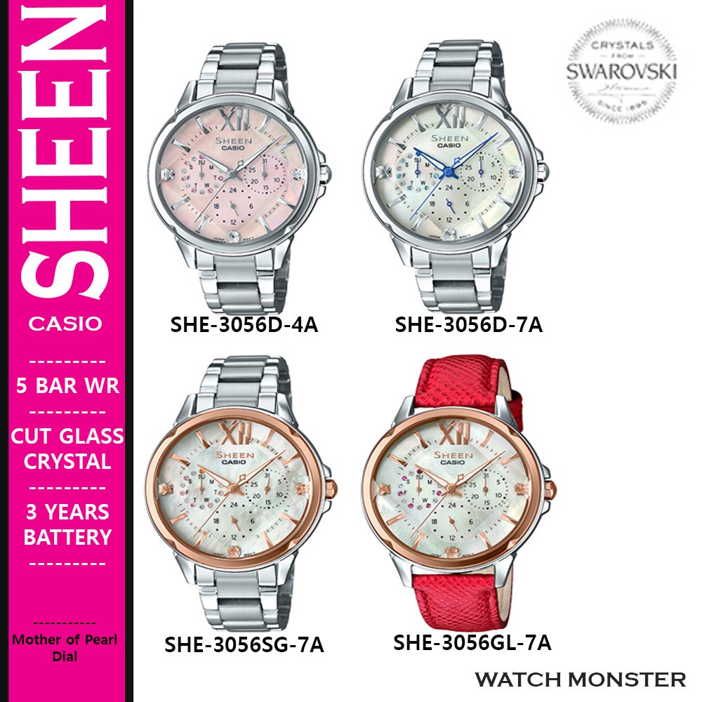 casio sheen 3056