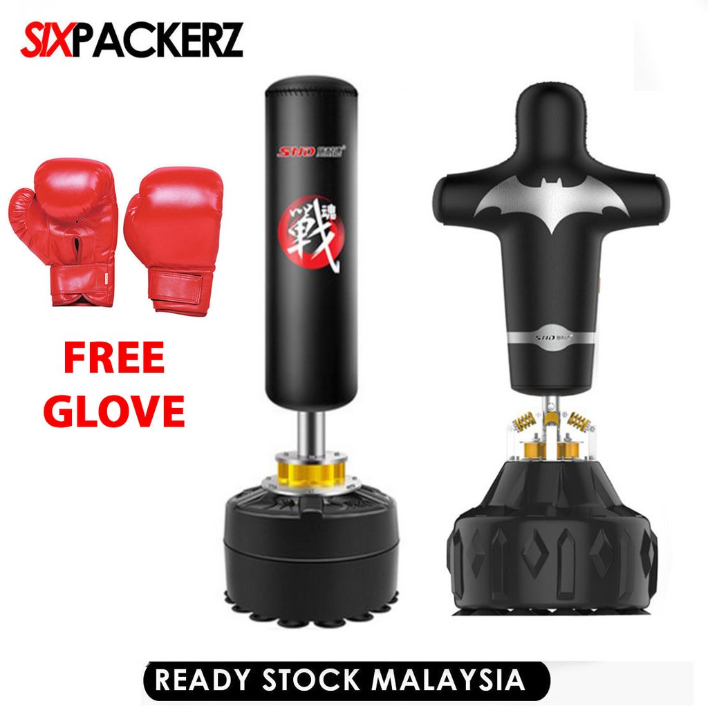 READY STOCK 180cm Standing Punch Bag Boxing 65cm Large Base MMA UFC