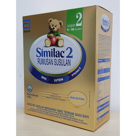 Similac Rumusan Susulan Langkah 2 600g X 1 Box Exp 11 2022 Shopee Malaysia