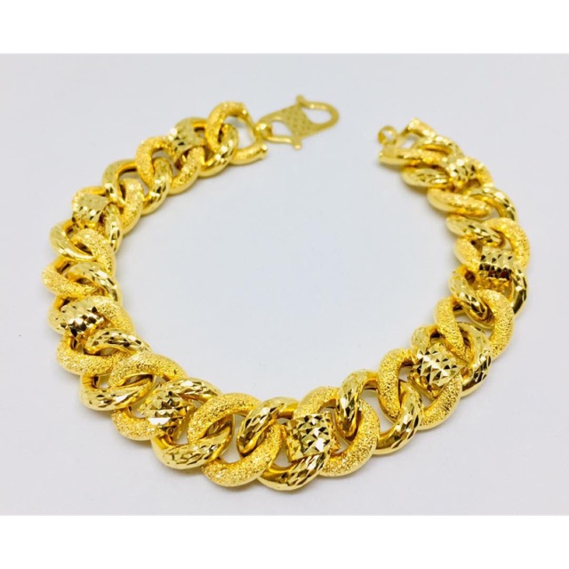 Gelang Tangan Gajah Pasir Kendi Emas 916 Tulen Shopee Malaysia