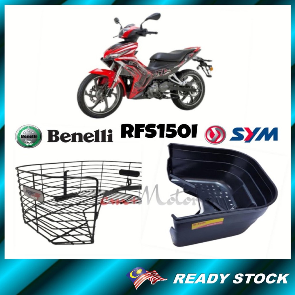 cm+Motor SYM BENELLI RFS 150i / VZ125i / R18i PVC Bakul / Besi Steel ...