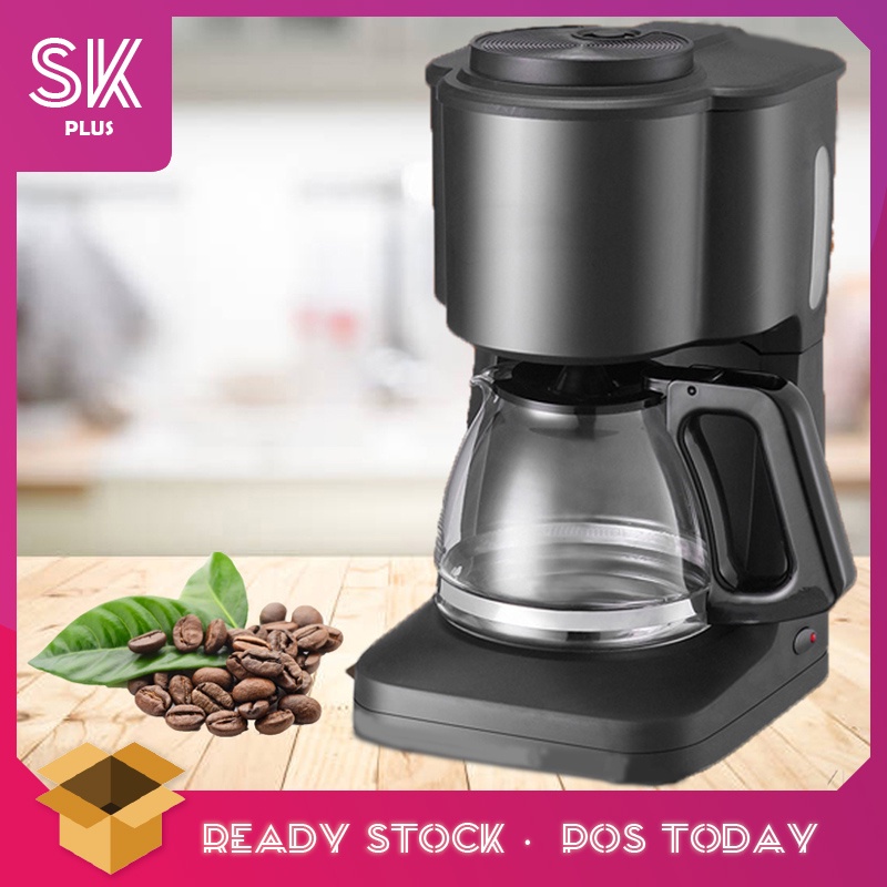 SKPLUS Stainless Steel Modern Coffee Machines Espresso Maker Machine Coffee Pump Steam Coffee Maker