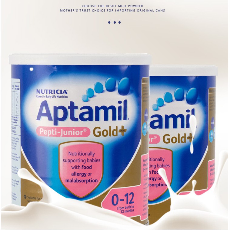 Aptamil Pepti Junior Deeply Hydrolyzed Lactose Free Milk Powder 450g Shopee Malaysia