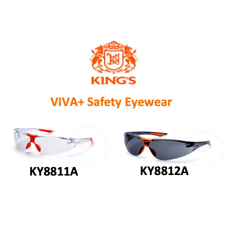 Ready Stock Honeywell Kings Viva Safety Eyewear Ky8811a Ky8812a Pc Shopee Malaysia 9994