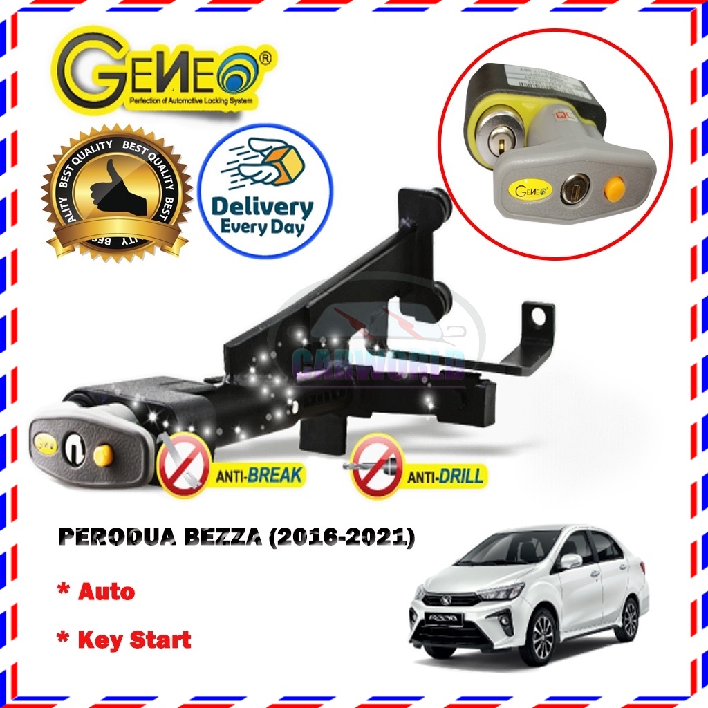 GENEO PEDAL LOCK PERODUA BEZZA 20162021 (AUTO)(KEY START) Shopee