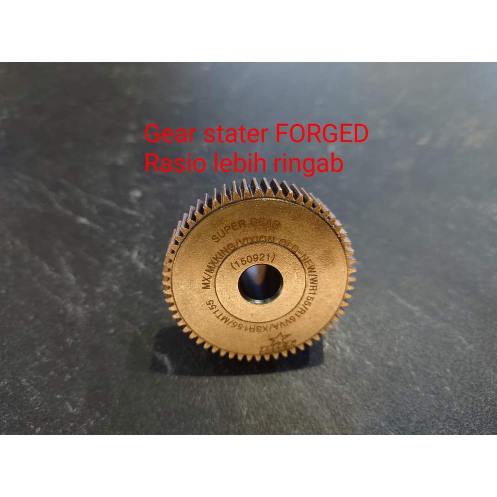 Y15 / R15 / MT15 BRT STARTER GEAR / STARTED GEAR DOUBLE GEAR RASIO * 12T / 59T *