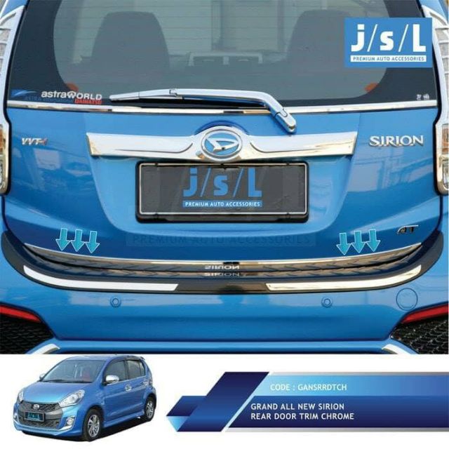 Line Bonet Belakang Chrome Myvi 2011 2017 Shopee Malaysia