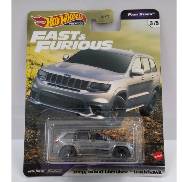 Premium Fast Stars and Furious F9 The Fast CHEROKEE TRACKHAWK Diecast