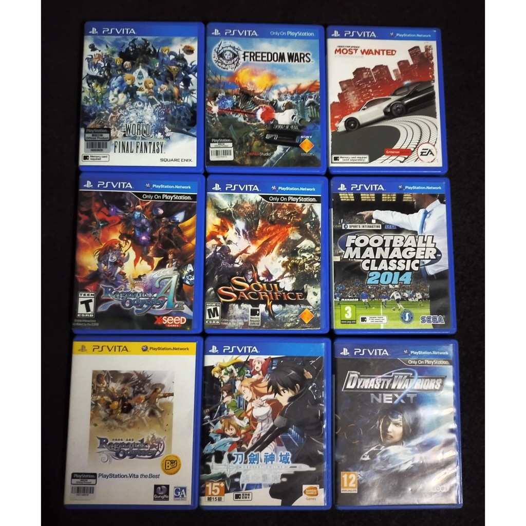 PS VITA GAMES (USED) | Shopee Malaysia