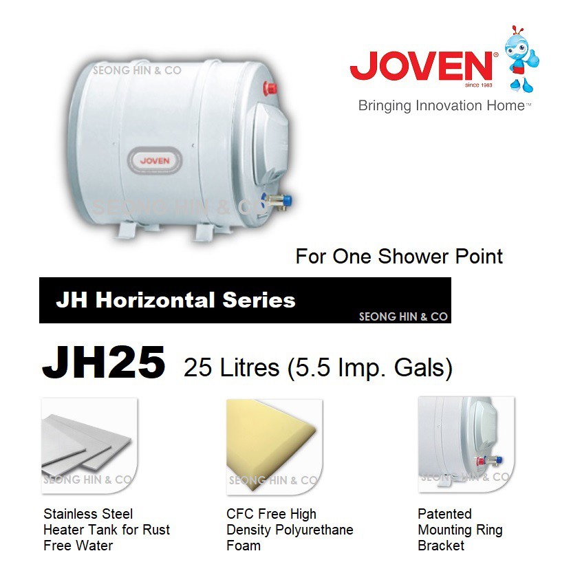 JOVEN JH25 Storage Water Heater Tank 25Liter | Shopee Malaysia