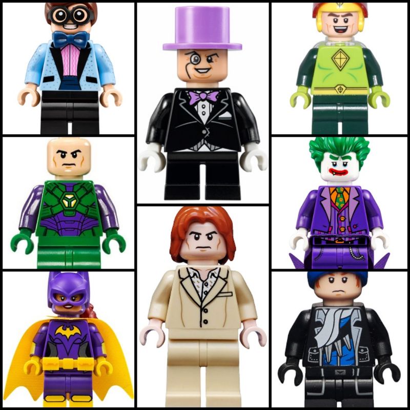 Lego DC minifigure - SH222, SH239, SH281, SH305, SH324, SH325, SH336 ...