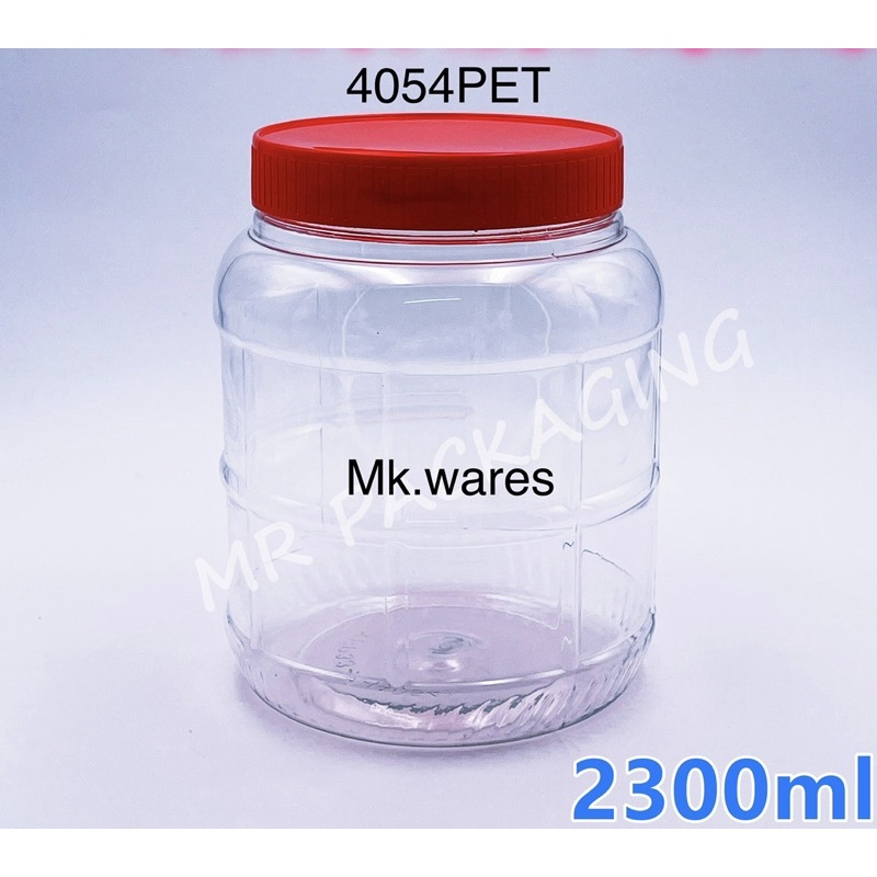 NCI 4054PET Pet Container 2300ml_Balang Kueh Raya_Balang Kueh_Container With Various Sized