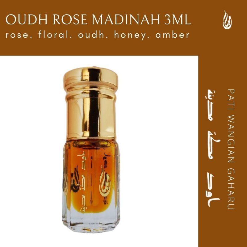 OUD READY STOCK HOT PRODUCT Oud Rose Madinah 3ml Wangian MASJID