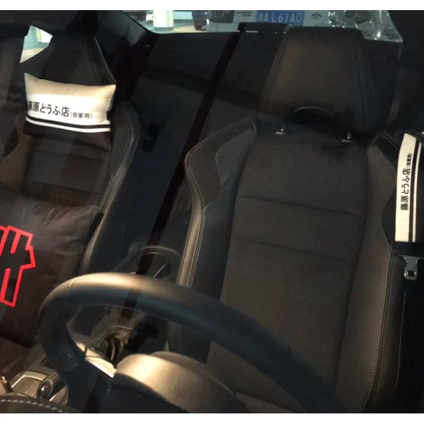Pair Carbon Fiber Texture PU Leather Car Seat Gap Filler Leakproof Fits Mustang