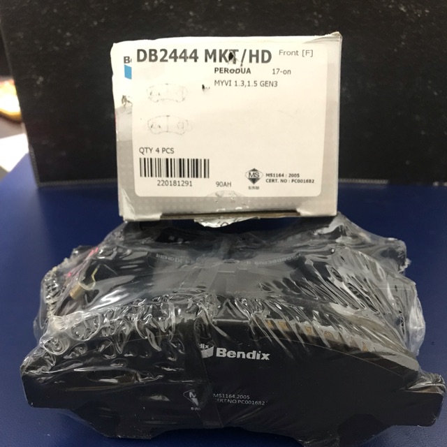 Bendix Perodua Myvi 2018 Front Disc Brake Pad Set Shopee Malaysia