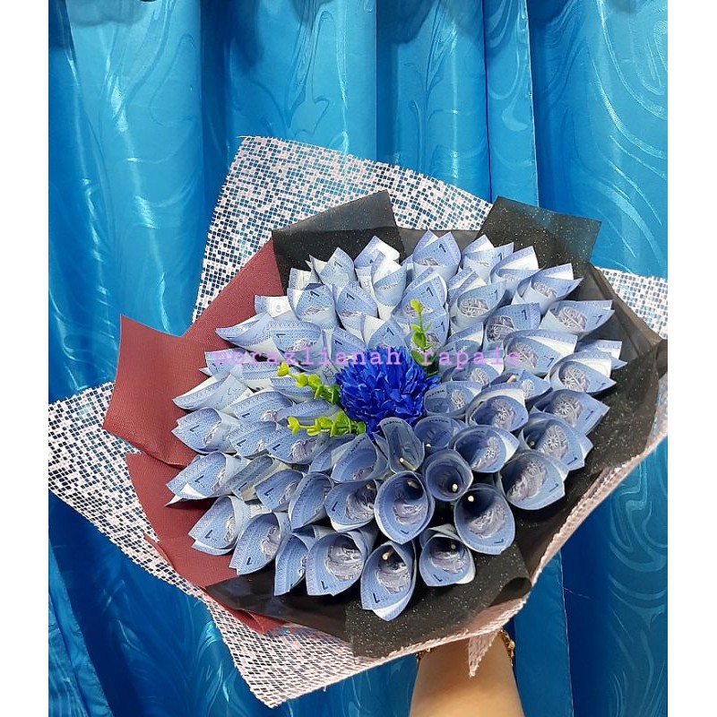 Upah Bouquet Sahaja Tidak Termasuk Duit Gubahan