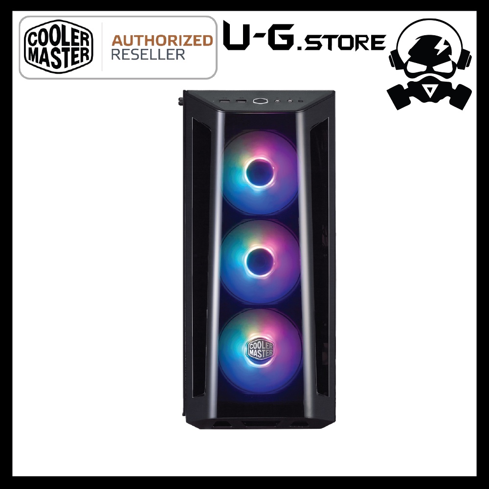 Cooler Master MasterBox MB520 RGB ATX Mid Tower Case Tempered Glass ...