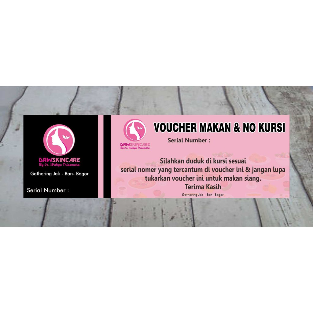 Kupon Voucher Paper Undian Gift With Dining Table Chair Free Design Custom Glossy Sdh There Is No Shopee Malaysia