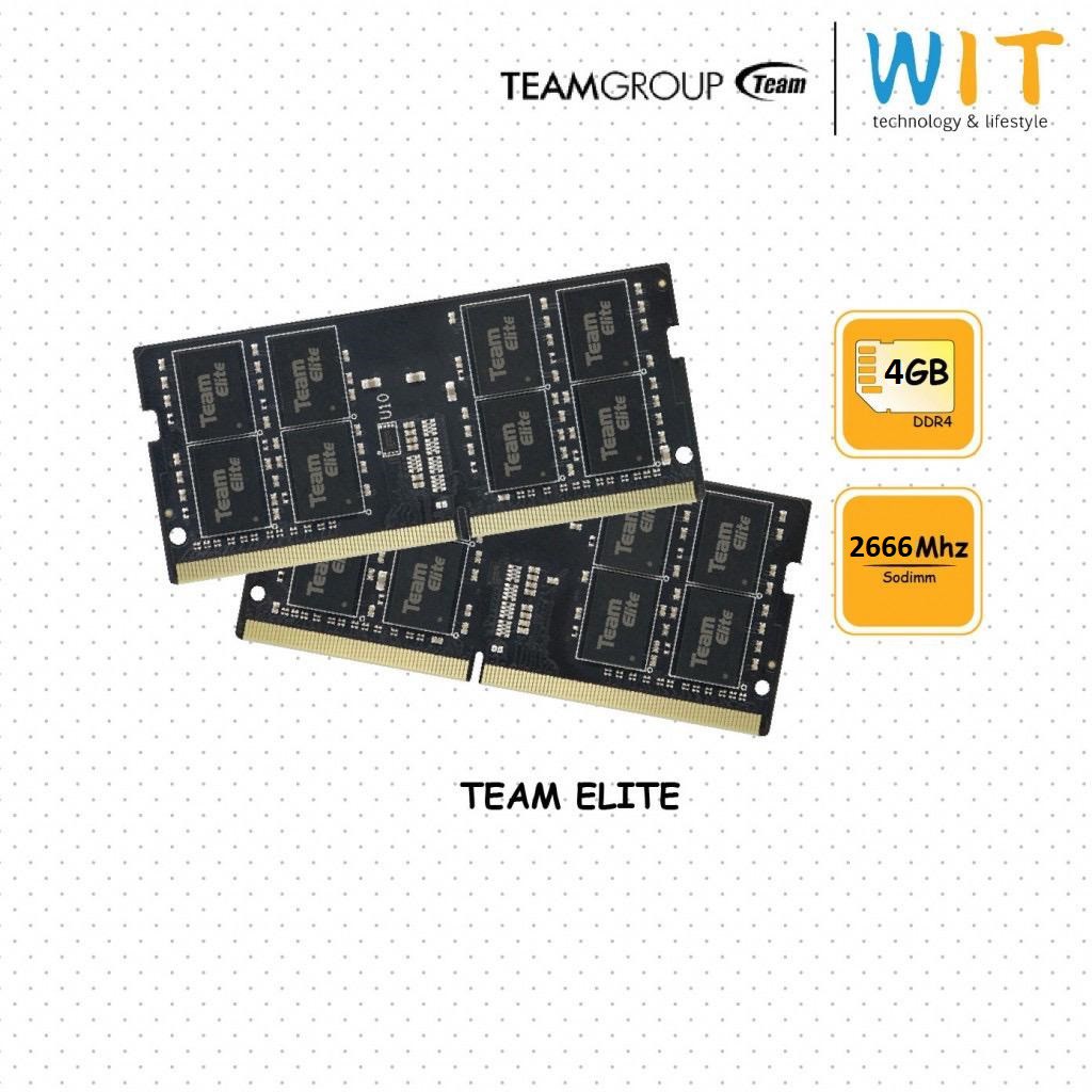 TEAM ELITE Laptop Ram -4GB DDR4 Sodimm 2666Mhz