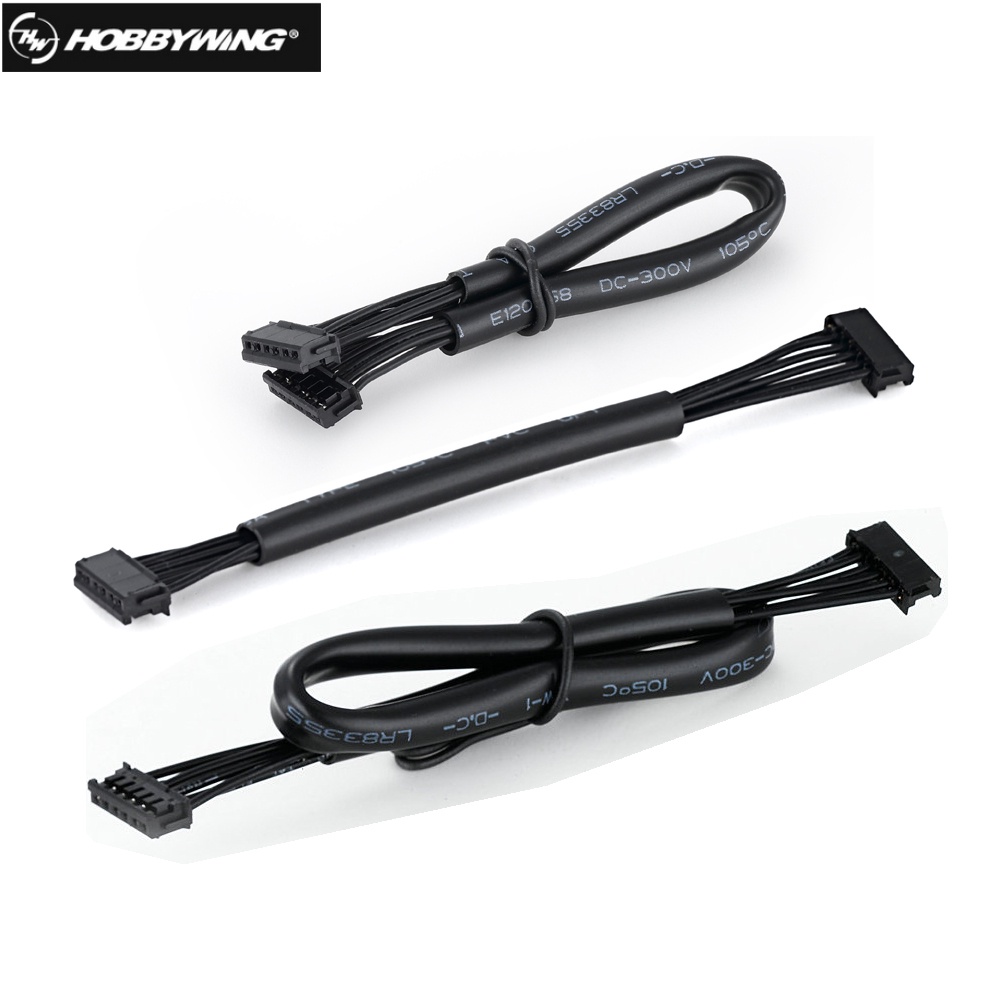 HobbyWing Sensor Harness Cable For Xerun Brushless Motors - 80mm Length (OEM Replacement) - View #4