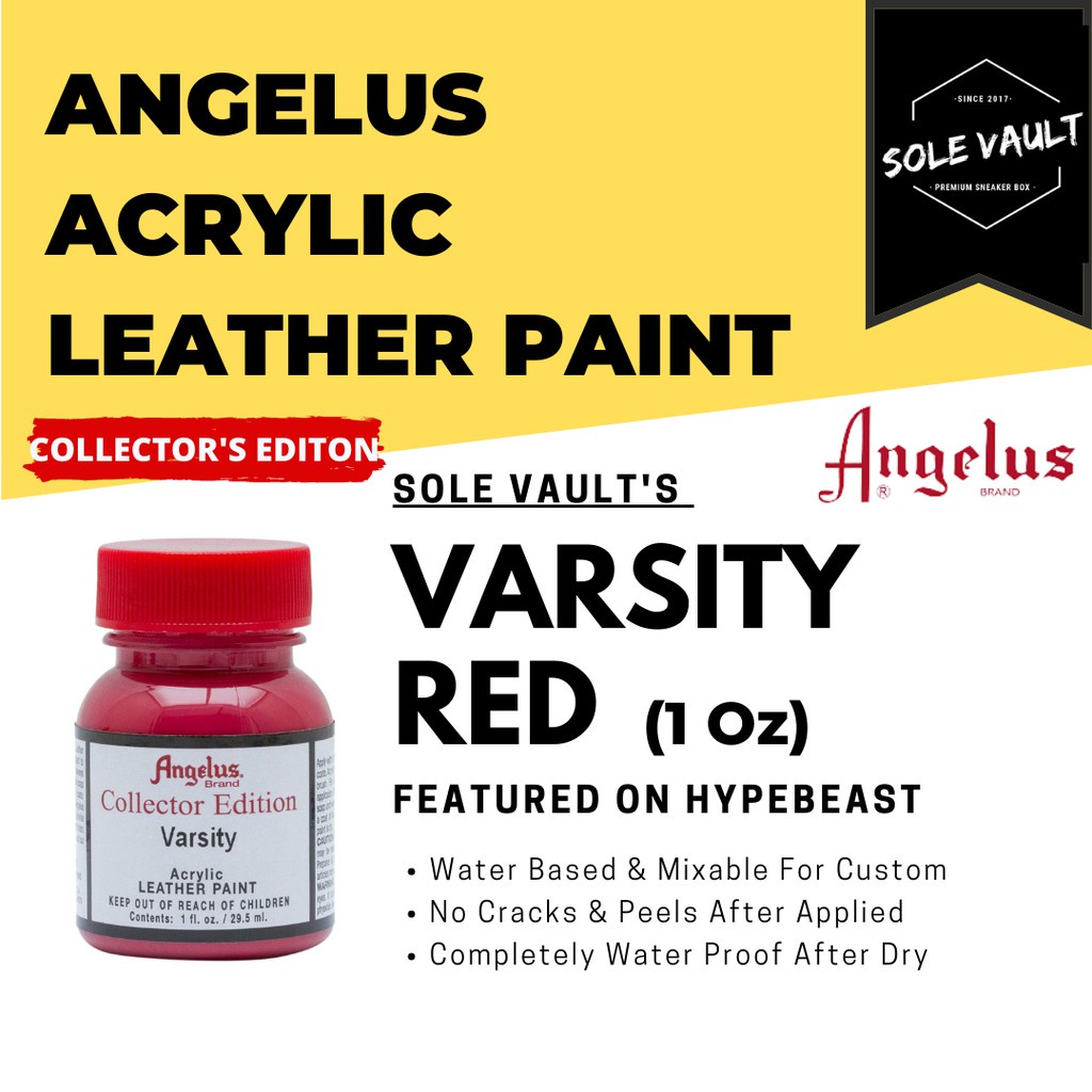 university red angelus paint