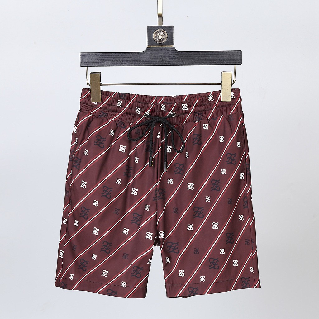 fendi monogram swim shorts