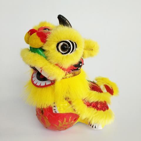 Lion dance toys doll ornaments Handicrafts Collection Artwork Traditional Chinese