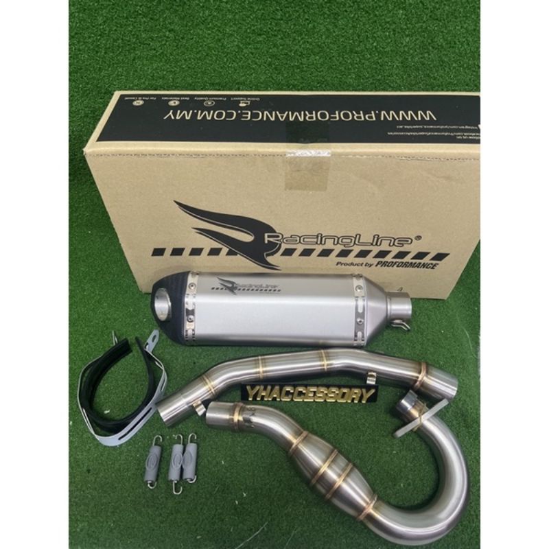 KAWASAKI KLX150 exhaust jenama Racingline | Shopee Malaysia