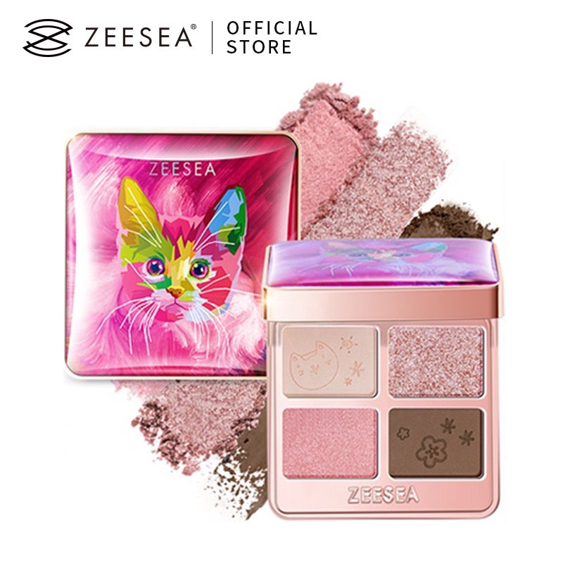 ZEESEA Eyeshadow Matte Shimmer Pearlescent Highlighter Waterproof Sweatresistant Smooth and Non
